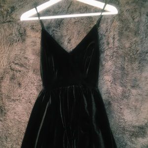 Black Velvet Romper